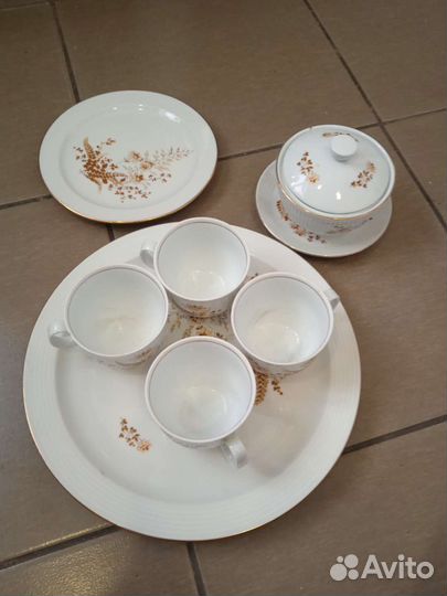 Столовый сервиз фарфор гдр