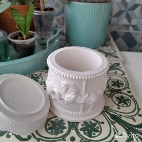 Шкатулка карусель заготовка б/обработки 12 шт