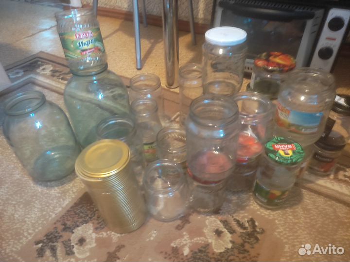 Банки стеклянные разные