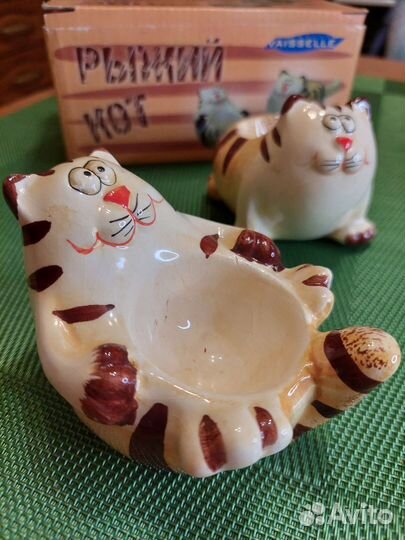 Набор подставок для яиц Рыжий кот