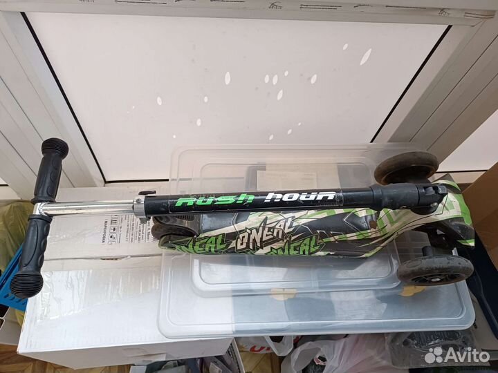 Самокат детский со светящимися колесами