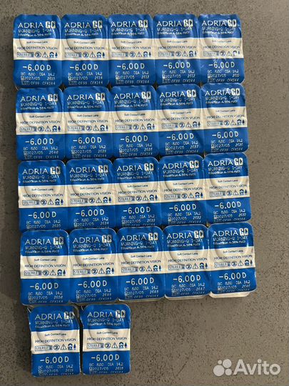 Линзы контактные однодневные