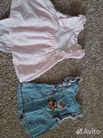 Пакет детских вещей на девочку