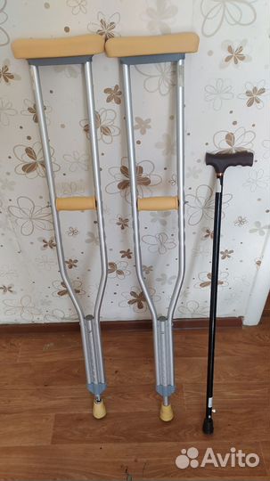 Костыли и трость