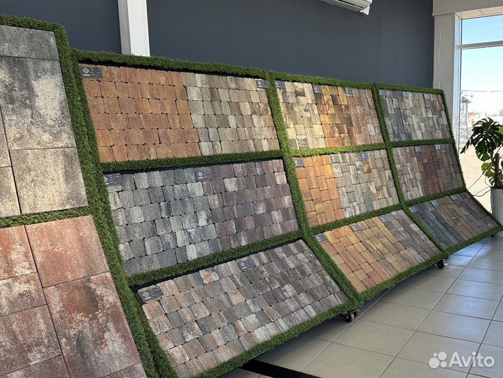 Тротуарная плитка сухопрессованная