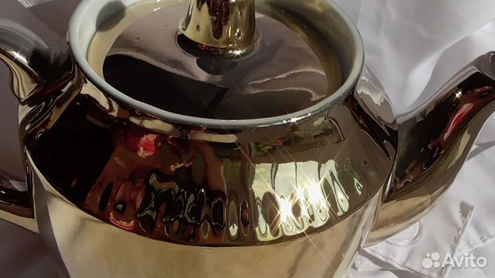 Чайник заварочный золотой