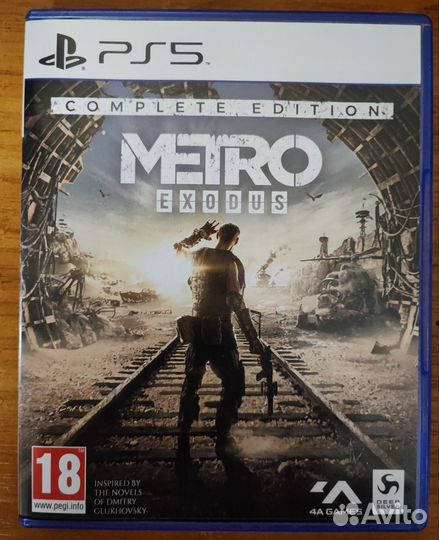 Metro Exodus ps5 диск