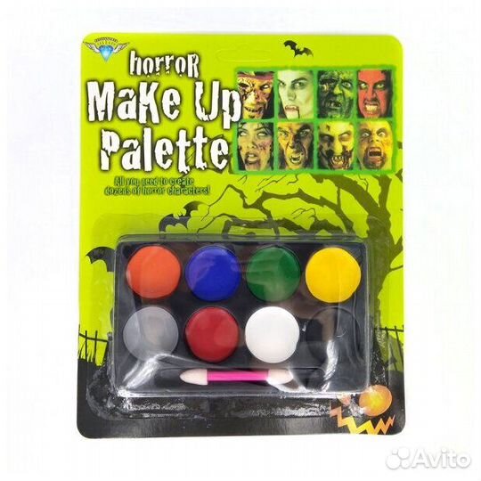 Набор аквагрима краска для лица и тела детский, 8