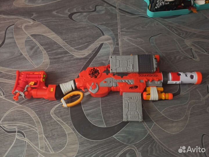 Читайте описание) Бластеры Nerf 4 штуки