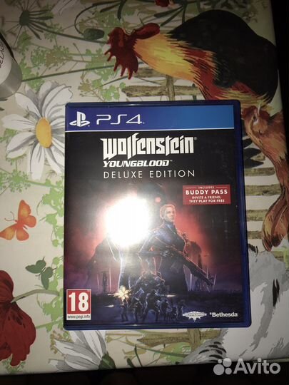 Игра для приставки ps4 Вольфентштейн делюкс идишн