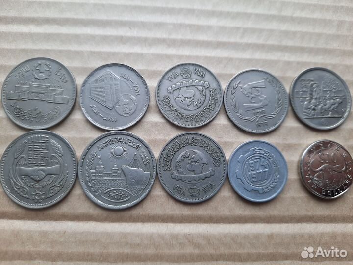 Монеты. Африка. Египет и др