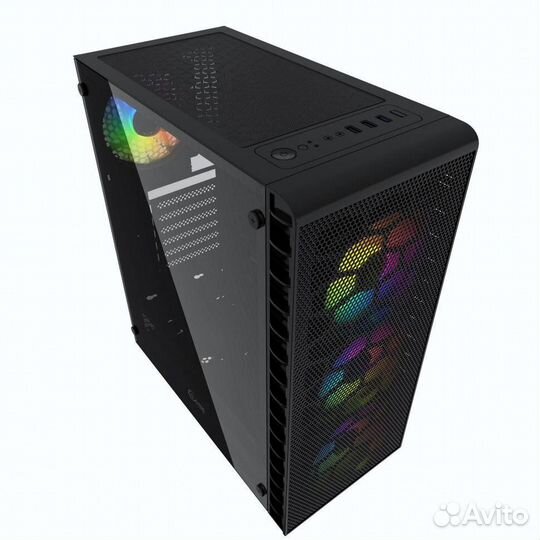 Компьютерный корпус Powercase mistral Z4C mesh LED