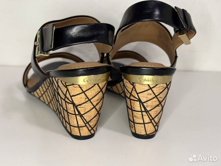 Босоножки CK, новые нат. кожа р-р 39.5