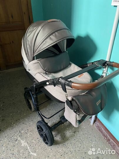 Коляска 2 в 1 эко кожа.без торга