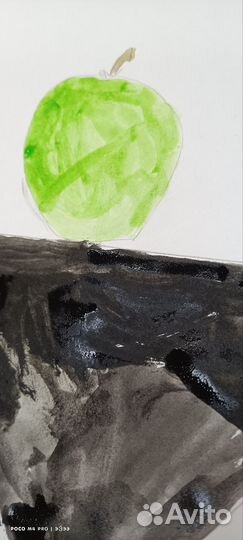 Натюрморт яблока