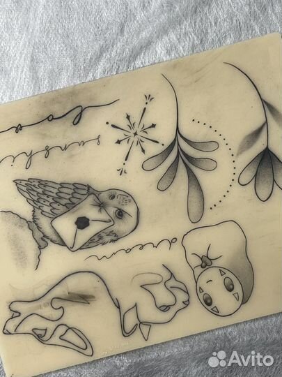 Модель на татуировку