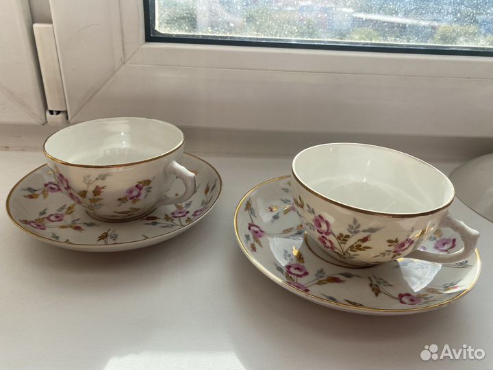 Чайный сервиз дулево розы