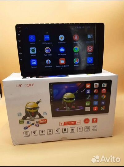 Магнитола андроид 2дин, экран 9
