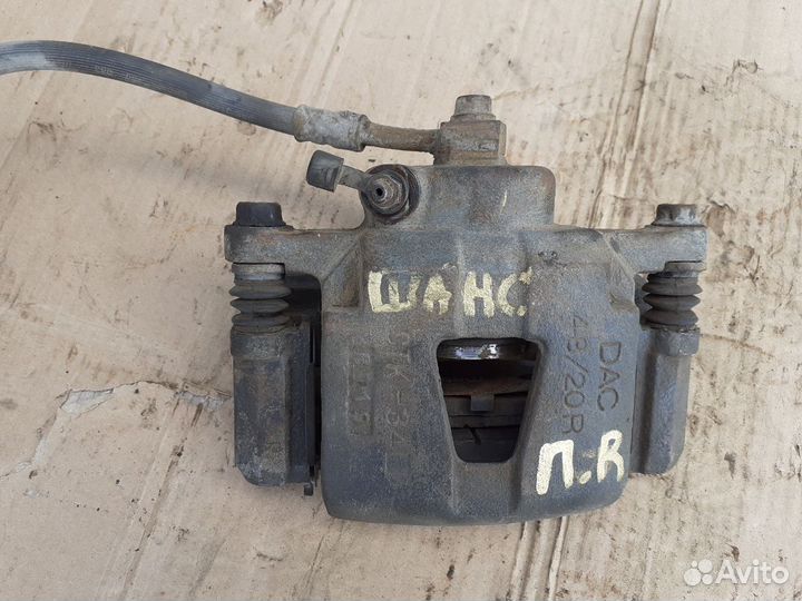 Суппорт тормозной передний правый Шероле Ланос