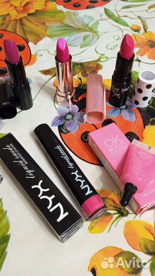 Помада loreal, NYX, catrice новые, и косметика