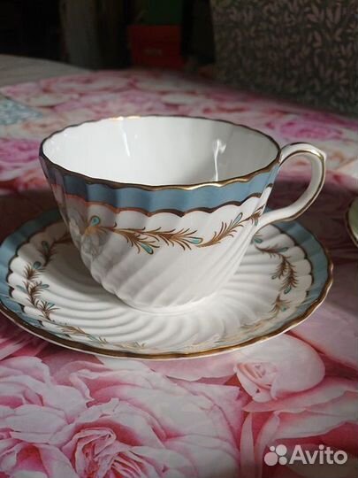 Винтажная чайная пара Aynsley Marjorie Англия