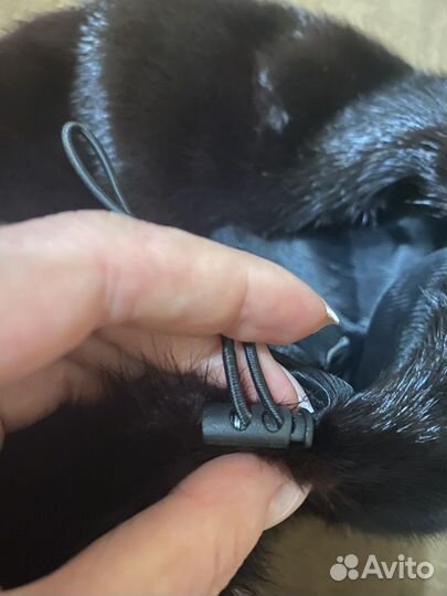 Норковый мягкий берет