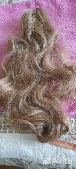 Шиньоны на крабе, на резинках