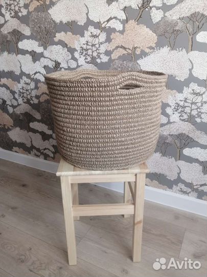 Корзина из джута большая