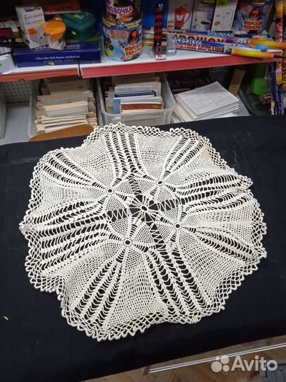 Вязаные салфетки