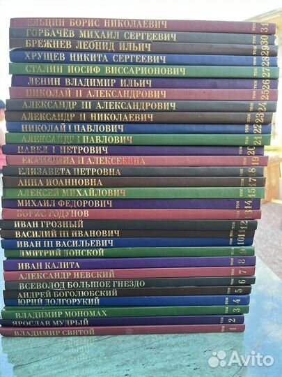 Правители России коллекция с 1-31 том