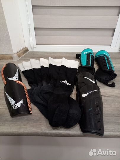 Защита голени для футбола и гетры для детей бу