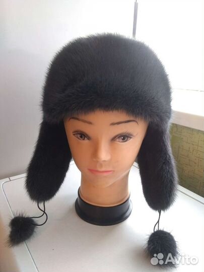 Шапка норковая женская бу