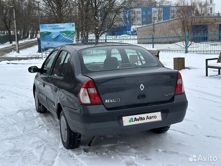 Renault Symbol 1.4 МТ, 2005, 163 000 км