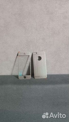 Защитное стекло на iPhone 4/4s алюминевое новое