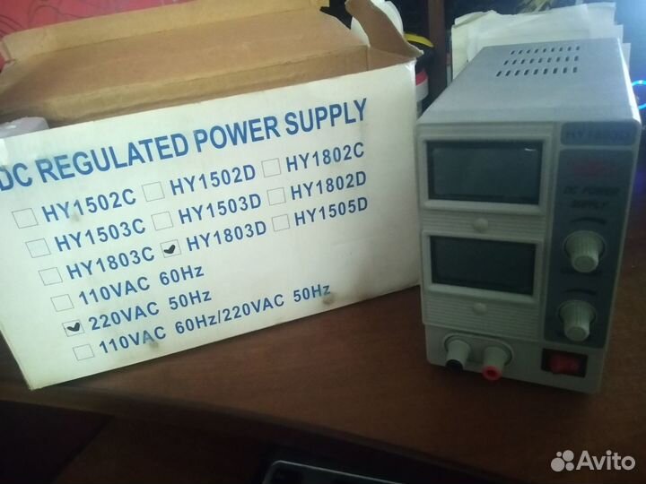 Блок питания 0-18.0V 3.0A HY1803D mastech