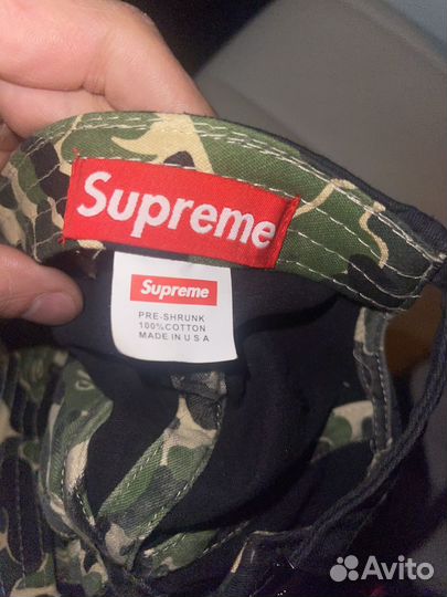 Кепка Бейсболка supreme x bape