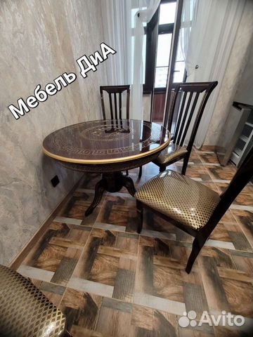 Стол новый Обеденный 100х100