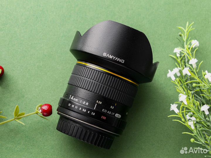 Объектив Samyang 14mm f2.8 ED AS IF (для Canon)