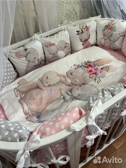 Бортики на кроватку