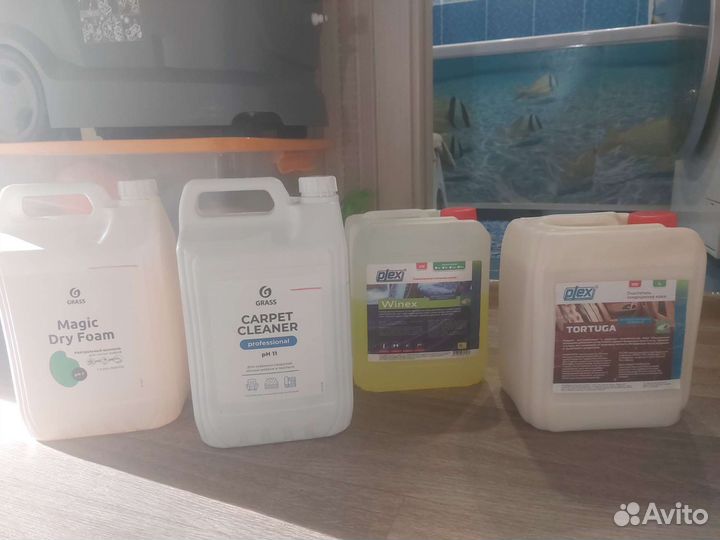 Химия для химчистки мебели, автомобилей