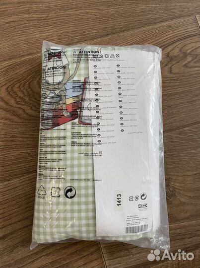 Икея nanig детское постельное 3 предмета