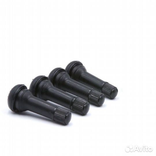 Вентиль для бескамерных шин черный низкий / 1147