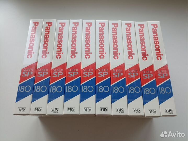 Видеокассеты Panasonic VHS новые