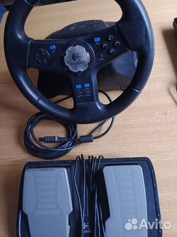 Игровой руль с педалями Logitech для пк купить в Москве | Электроника ...