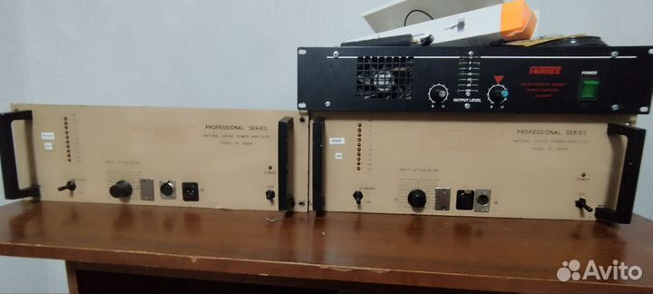 Комплект профессиональных ламповых усилителей
