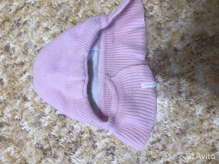 Шапка шлем для девочки