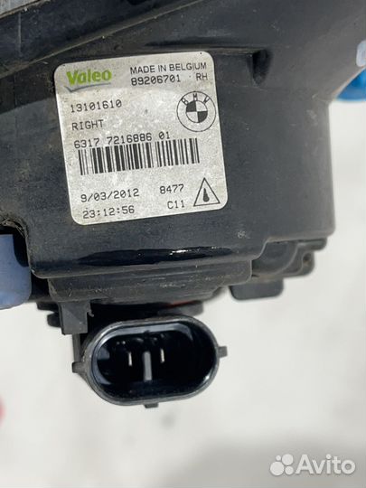 Противотуманная фара BMW F10 F11 Е-90