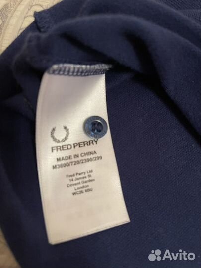 Поло fred perry оригинал