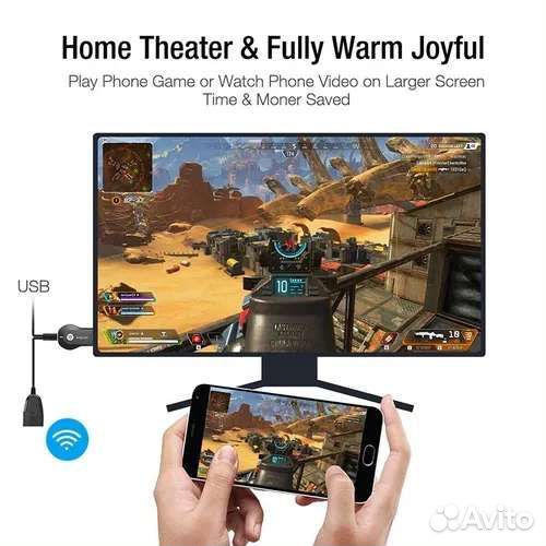 Медиаплеер/ресивер WiFi hdmi Anycast M9 Plus