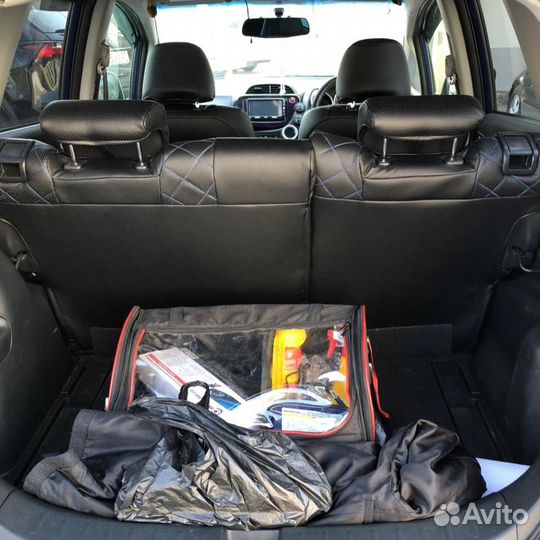 Авточехлы из экокожи honda fit ge